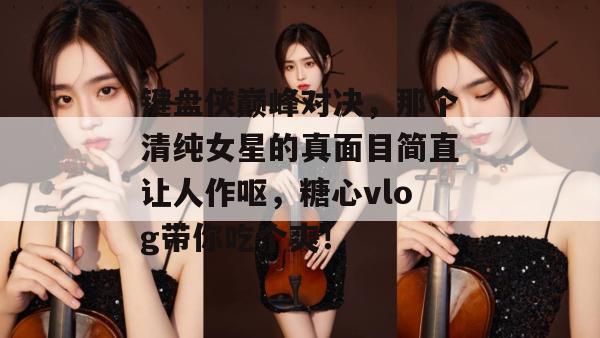 键盘侠巅峰对决，那个清纯女星的真面目简直让人作呕，糖心vlog带你吃个爽！